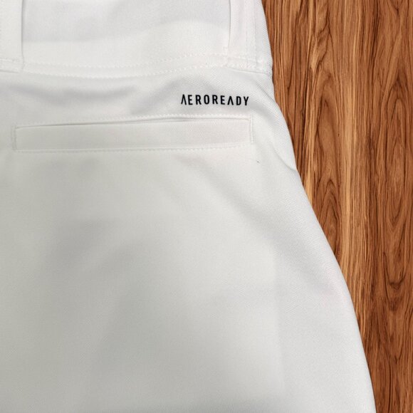 Adidas Men's White Aeroready Baseball Pants, Size S - Picture 6 of 8